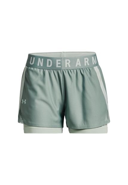 Short Under Armour Play Up 2 En 1  Mujer-Menta