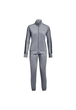 Sudadera Under Armour Tricot Tracksuit Mujer-Gris