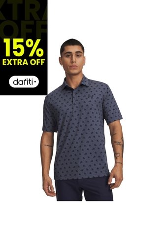 Camisa Polo Hombre Under Armour PLAYOFF 3 PRNTD POLO Gris Under Armour Under Armour
