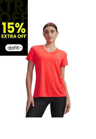 Camiseta Mujer Under Armour TECH SSV TWIST Rojo Under Armour Under Armour