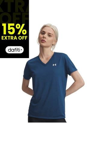Camiseta Mujer Under Armour TECH SSV SOLID Azul Under Armour Under Armour