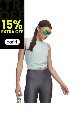 Camiseta Sin Mangas Mujer Under Armour TECH TANK SOLID Verde Under Armour Under Armour