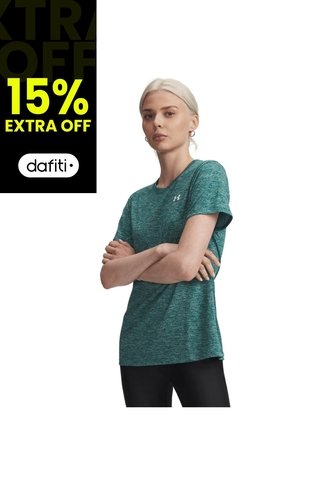 Camiseta Mujer Under Armour TECH SSC Verde Under Armour Under Armour