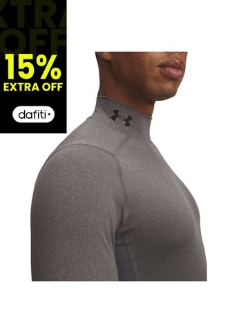 Camiseta Hombre Under Armour HG ARMR COMP MOCK LS Multicolor Under Armour Under Armour