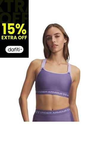 Sujetador Mujer Under Armour HEATGEAR HIGH Purpura Under Armour Under Armour