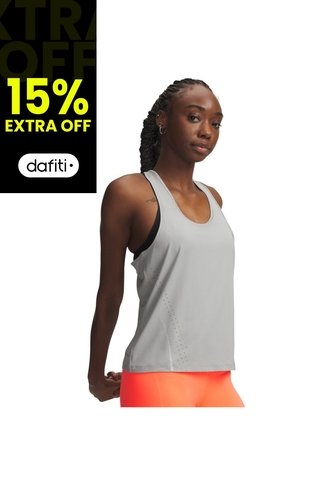 Camiseta Sin Mangas Mujer Under Armour UA VELOCITI PRO TANK Gris Under Armour Under Armour