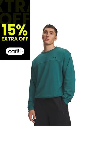 Buzo Hombre Under Armour UA RIVAL LW CREW Verde Under Armour Under Armour