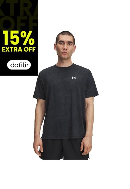 Camiseta Hombre Under Armour UA TECH TEE PIXELATE Negro Under Armour