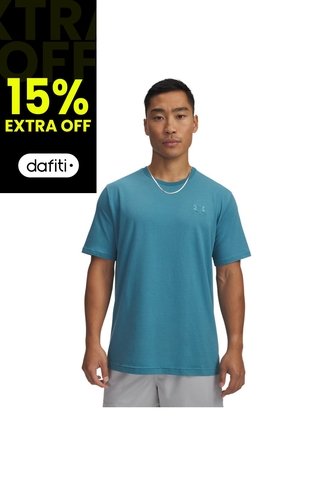 Camiseta Hombre Under Armour UA M ICON TEE SS Azul Under Armour Under Armour