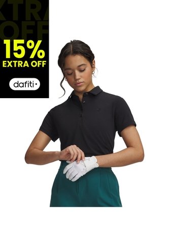 Camiseta Mujer Under Armour UA ARMOURDRY SS POLO Negro Under Armour Under Armour
