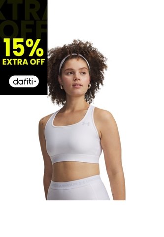 Sujetador Mujer Under Armour HEATGEAR MID Blanco Under Armour Under Armour