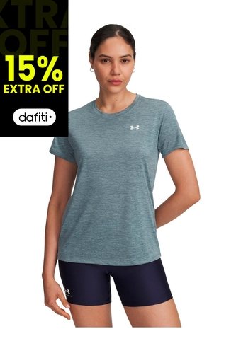 Camiseta Mujer Under Armour TECH SSC TWIST Azul Under Armour Under Armour