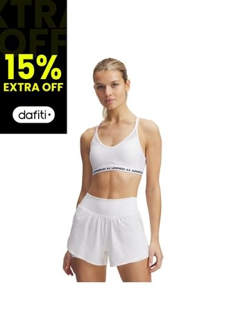 Sujetador Mujer Under Armour UA CROSSBACK LOW BRA Blanco Under Armour Under Armour