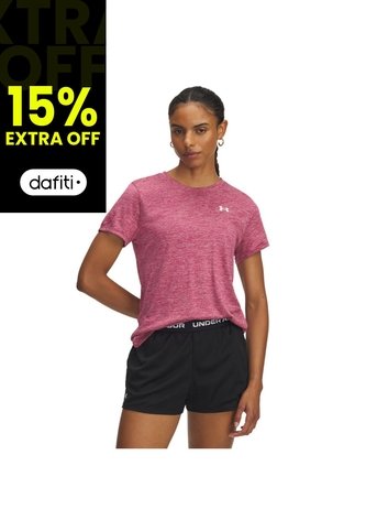 Camiseta Mujer Under Armour TECH SSC TWIST Rojo Under Armour Under Armour