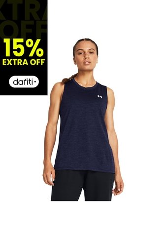 Camiseta Mujer Under Armour TECH TANK TWIST Azul Under Armour Under Armour