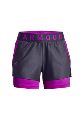 Short Under Armour Play Up 2 En 1  Mujer-Gris