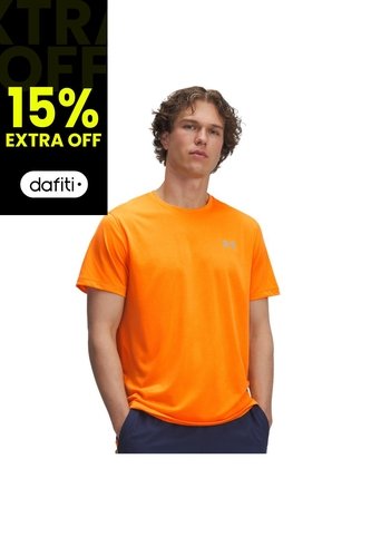 Camiseta Hombre Under Armour LAUNCH SHORTSLEEVE Naranja Under Armour Under Armour