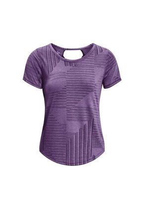 Camiseta Under Armour Streaker Mujer-Morado