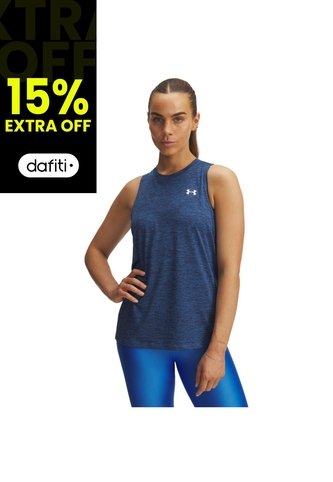 Camiseta Mujer Under Armour TECH TANK TWIST Azul Under Armour Under Armour