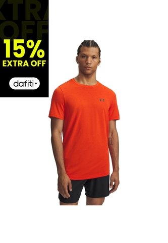 Camiseta Hombre Under Armour VANISH SEAMLESS SS Naranja Under Armour Under Armour