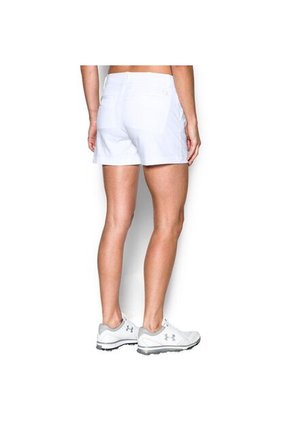 Pantalon Corto Under Armour Links 4in Golf Para Mujer-Blanco