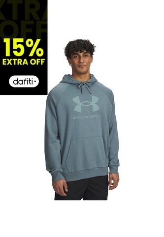 Buzo Hombre Under Armour RIVAL FLEECE LOGO HD Azul Under Armour Under Armour