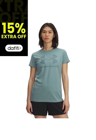 Camiseta Mujer Under Armour UA LOGO SS Verde Under Armour Under Armour