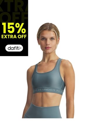 Sujetador Mujer Under Armour CROSSBACK MID BRA Azul Under Armour Under Armour