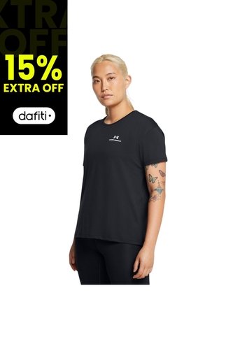 Camiseta Mujer Under Armour RUSH ENERGY SS 2 Negro Under Armour Under Armour