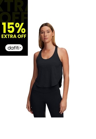 Camiseta Mujer Under Armour MOTN LOOSE 2IN1 TANK Negro Under Armour Under Armour