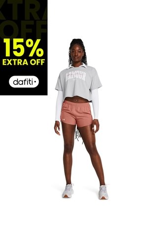 Camiseta Mujer UNDER ARMOUR HW SCRPTED WM CRP SS Gris Under Armour Under Armour