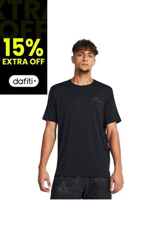 Camiseta Hombre UNDER ARMOUR VANISH ENERGY SS Negro Under Armour Under Armour