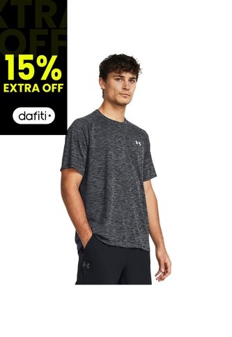 Camiseta Hombre UNDER ARMOUR UA TECH TEXTURED SS Negro Under Armour Under Armour