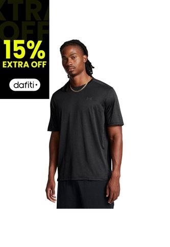 Camiseta Hombre UNDER ARMOUR UA TECH VENT SS Negro Under Armour Under Armour