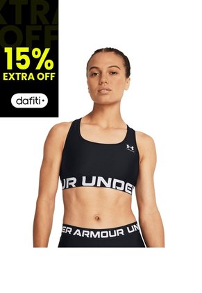 Sujetador Mujer UNDER ARMOUR HG AUTNTCS MID BRNDD Negro Under Armour