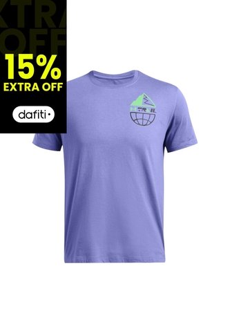 Camiseta Hombre UNDER ARMOUR RUN TRAIL SHORTSLEEV Purpura Under Armour Under Armour