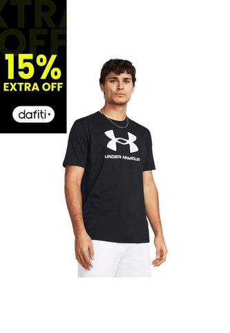 Camiseta Hombre UNDER ARMOUR SPRTSTL LOGO UPDT SS Negro Under Armour Under Armour