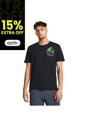 Camiseta Hombre UNDER ARMOUR RUN TRAIL SHORTSLEEV Negro Under Armour Under Armour