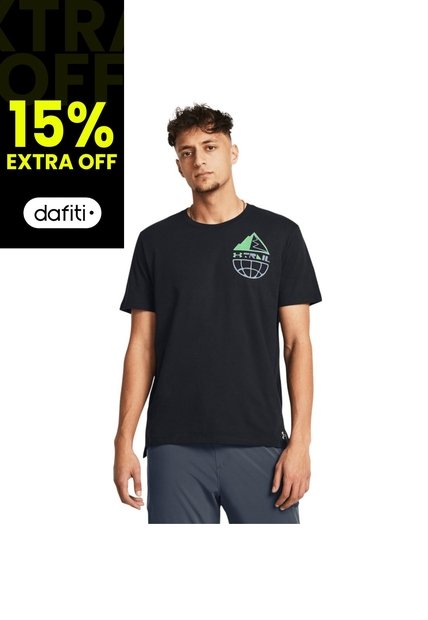 Camiseta Hombre UNDER ARMOUR RUN TRAIL SHORTSLEEV Negro Under Armour