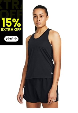 Camiseta Mujer UNDER ARMOUR UA LAUNCH SINGLET Negro Under Armour Under Armour