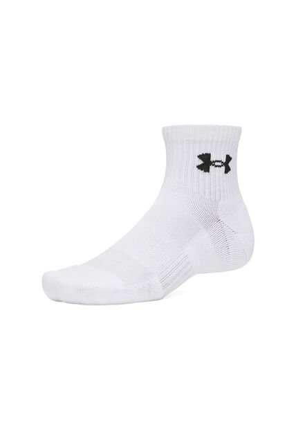 Medias Hombre UNDER ARMOUR PRFRMNC COTTN 3P QTR Blanco Under Armour