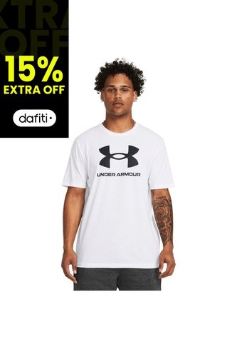 Camiseta Hombre UNDER ARMOUR SPRTSTL LOGO UPDT SS Blanco Under Armour Under Armour