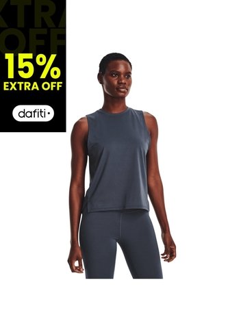 Camiseta Mujer UNDER ARMOUR UA RUSH TANK Gris Under Armour Under Armour