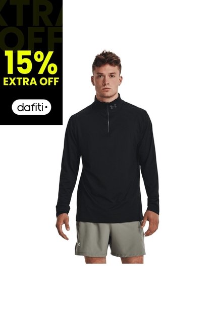 Saco Hombre UNDER ARMOUR QUALIFIER RUN 1/4 ZI Negro Under Armour