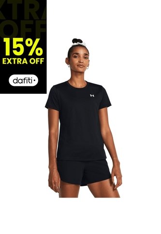 Camiseta Mujer UNDER ARMOUR TECH SSC SOLID Negro Under Armour Under Armour