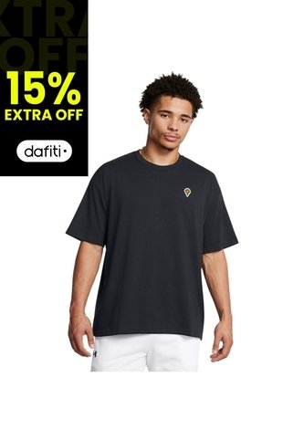 Camiseta UA M Embroi Red Flower HWOS SS Hombre 1388097-001-N11 Under Armour Under Armour