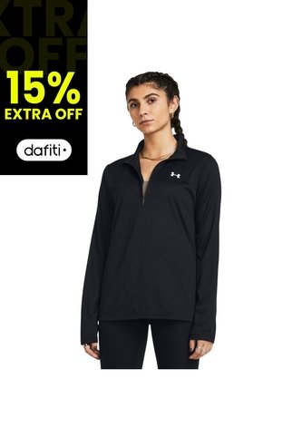 Buzo Tech 1/2 Zip- Solid Mujer 1384224-001-N11 Under Armour Under Armour