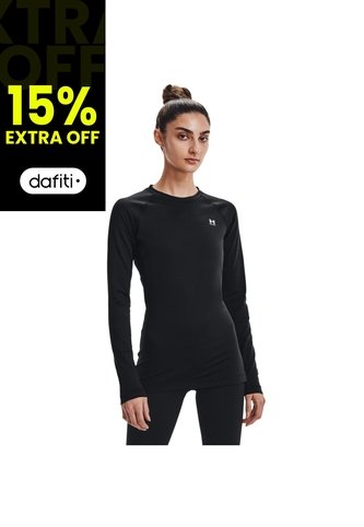 Camiseta Compresión UA CG Authentics Crew Mujer 1368701-001-N11 Under Armour Under Armour