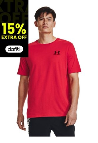 Camiseta RED Hombre UA SPORTSTYLE LC SS 1326799-600-RE9 Under Armour Under Armour
