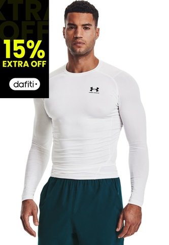 Camiseta De Compresión HG Armour Comp Ls Para Hombre 1361524-100-022 Under Armour Under Armour